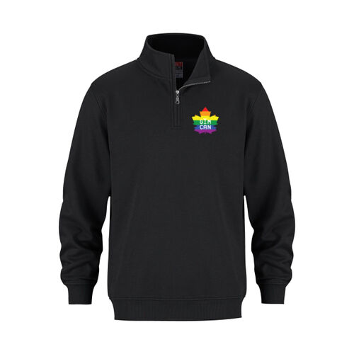 Flux Youth Pride Emblem Printed Quarter Zip Thumbnail