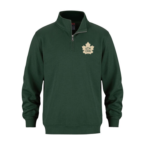 Flux Unisex Classic Tonal Emblem Printed Quarter Zip Thumbnail