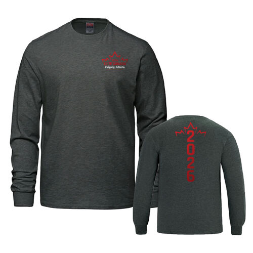 Breeze Men's Calgary 2026 Emblem & Back Printed Long Sleeve Thumbnail