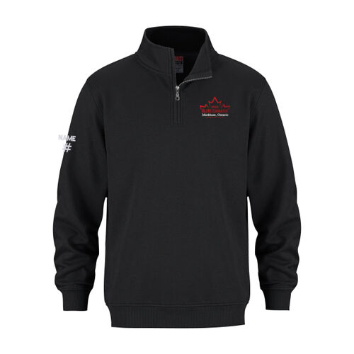 Flux Unisex Markham 2026 Emblem Printed Quarter Zip Thumbnail