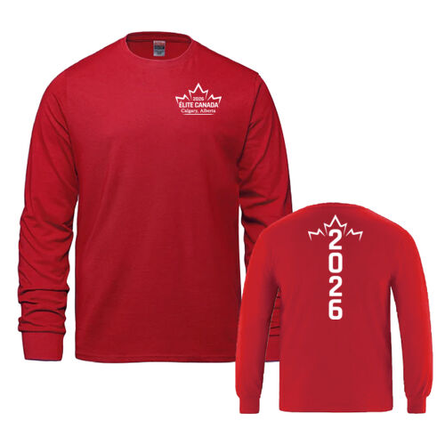 Breeze Men's Calgary 2026 Emblem & Back Printed Long Sleeve Thumbnail