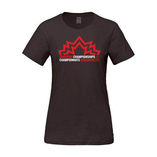 Parkour Women's Canadian Championships 2026 Crest Printed T-Shirt Thumbnail