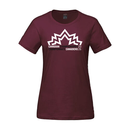 Parkour Women's Canadian Championships 2026 Crest Printed T-Shirt Thumbnail