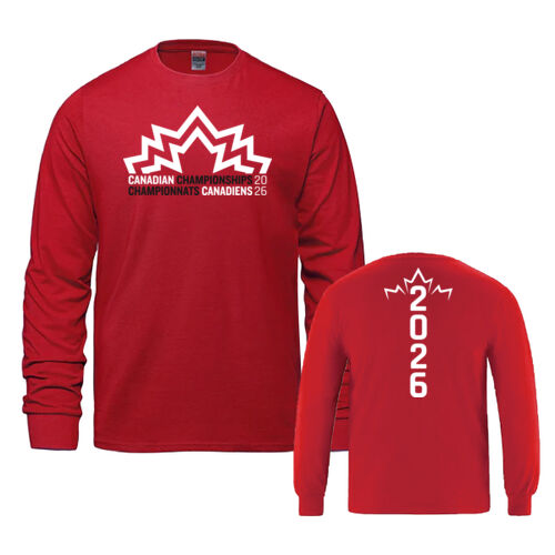 Breeze Men's Canadian Championships 2026 Crest & Back Printed Long Sleeve Thumbnail