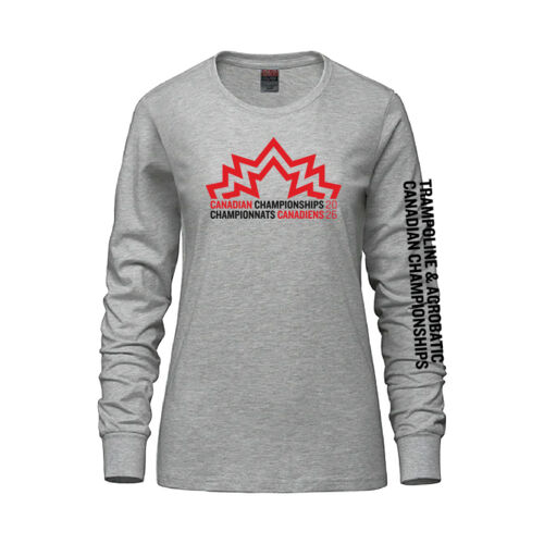 Breeze Women's Trampoline & Acrobatic Canadian Championships 2026 Crest Printed Long Sleeve Thumbnail