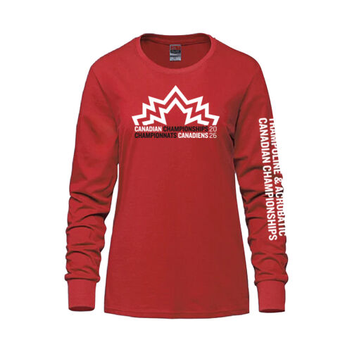 Breeze Women's Trampoline & Acrobatic Canadian Championships 2026 Crest Printed Long Sleeve Thumbnail