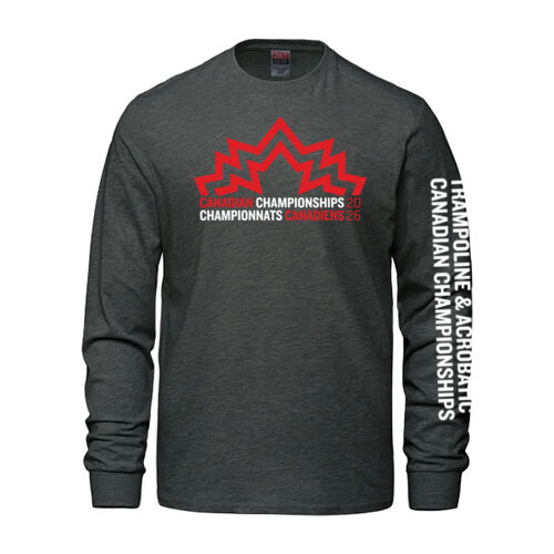 Breeze Men's Trampoline & Acrobatic Canadian Championships 2026 Crest Printed Long Sleeve Thumbnail