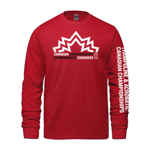 Breeze Men's Trampoline & Acrobatic Canadian Championships 2026 Crest Printed Long Sleeve Thumbnail