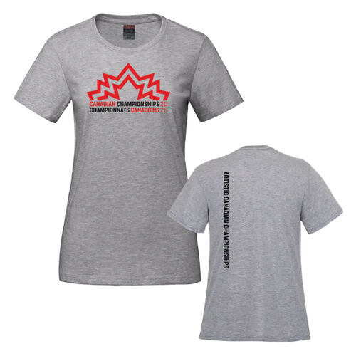 Parkour Women's Artistic Canadian Championships 2026 Crest Printed T-Shirt Thumbnail