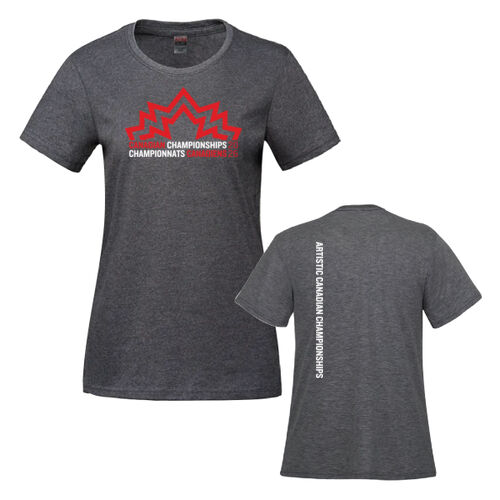 Parkour Women's Artistic Canadian Championships 2026 Crest Printed T-Shirt Thumbnail
