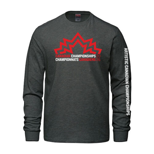 Breeze Men's Artistic Canadian Championships 2026 Crest Printed Long Sleeve Thumbnail