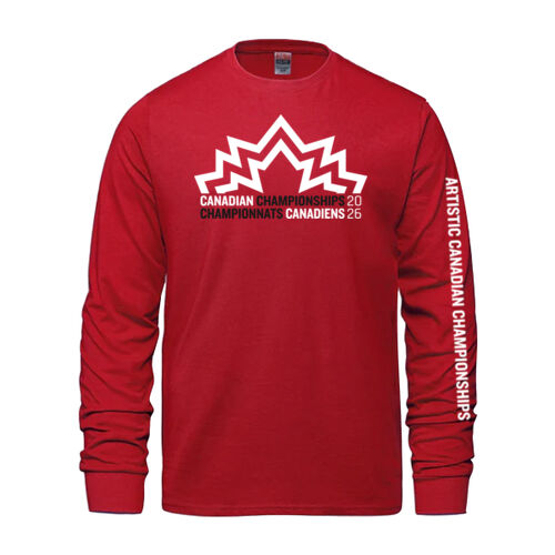 Breeze Men's Artistic Canadian Championships 2026 Crest Printed Long Sleeve Thumbnail