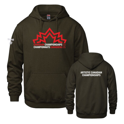 Vault Unisex Artistic Canadian Championships 2026 Crest Printed Hoodie Thumbnail
