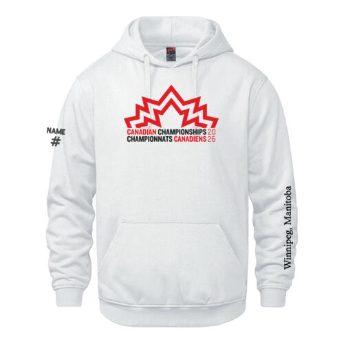Vault Unisex Canadian Championships 2026 Crest & Winnipeg Sleeve Printed Hoodie Thumbnail