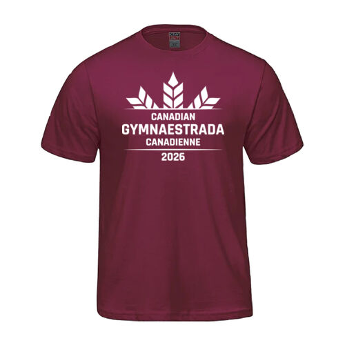 Parkour Men's Gymnaestrada 2026 Crest Printed T-Shirt Thumbnail