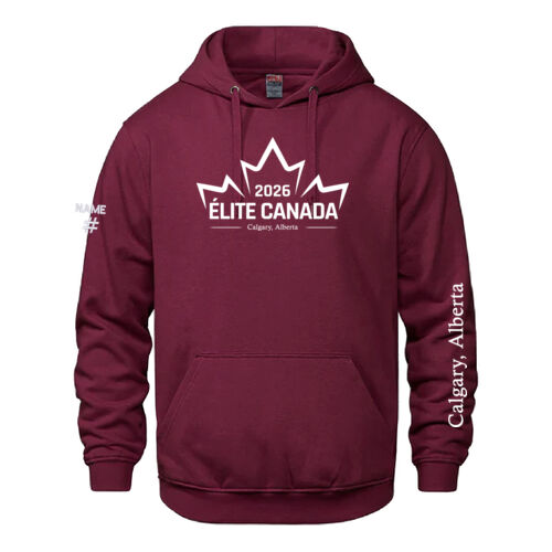 Vault Unisex Calgary 2026 Crest & Sleeve Printed Hoodie 3 Thumbnail