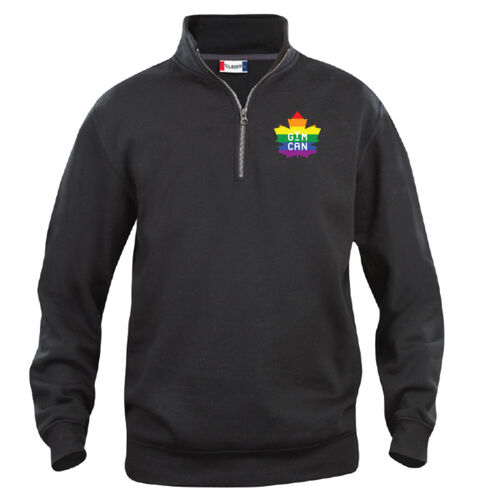 Flux Unisex Pride Emblem Printed Quarter Zip  Thumbnail