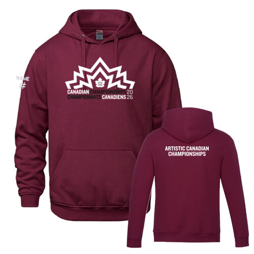 Vault Unisex Artistic Canadian Championships 2026 Crest Printed Hoodie Thumbnail