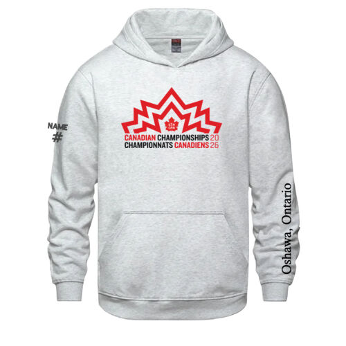 Vault Youth Canadian Championships 2026 Crest & Oshawa Sleeve Printed Hoodie Thumbnail