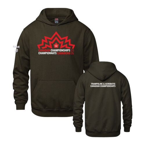 Vault Youth Trampoline & Acrobatic Canadian Championships 2026 Crest Printed Hoodie Thumbnail