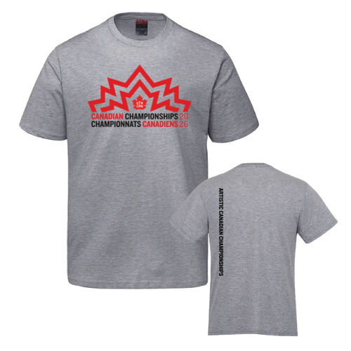 Parkour Youth Artistic Canadian Championships 2026 Crest Printed T-Shirt Thumbnail