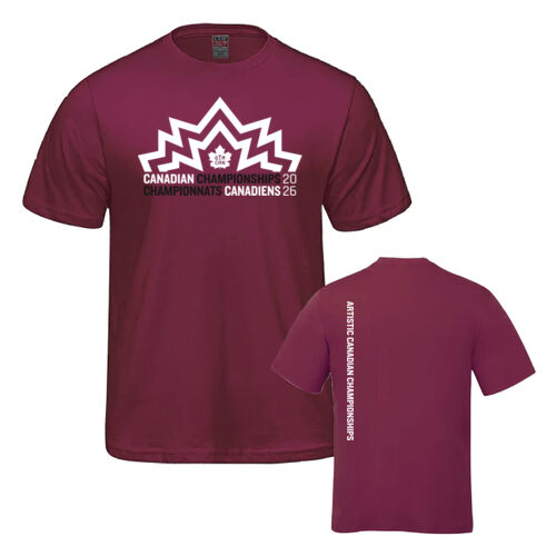 Parkour Youth Artistic Canadian Championships 2026 Crest Printed T-Shirt Thumbnail
