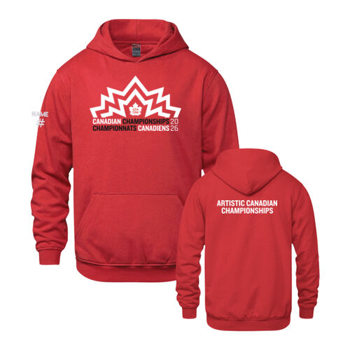 Vault Youth Artistic Canadian Championships 2026 Crest Printed Hoodie Thumbnail