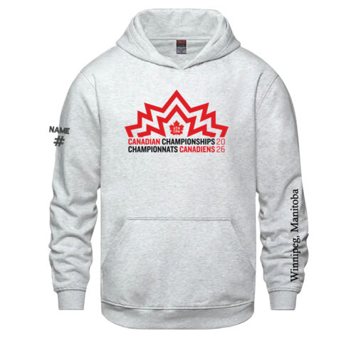 Vault Youth Canadian Championships 2026 Crest & Winnipeg Sleeve Printed Hoodie Thumbnail