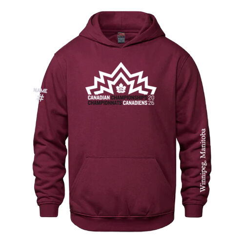 Vault Youth Canadian Championships 2026 Crest & Winnipeg Sleeve Printed Hoodie Thumbnail